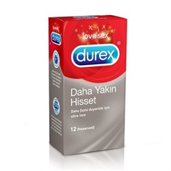 Durex Daha Yakın Hisset Ultra İnce Prezervatif 12'li