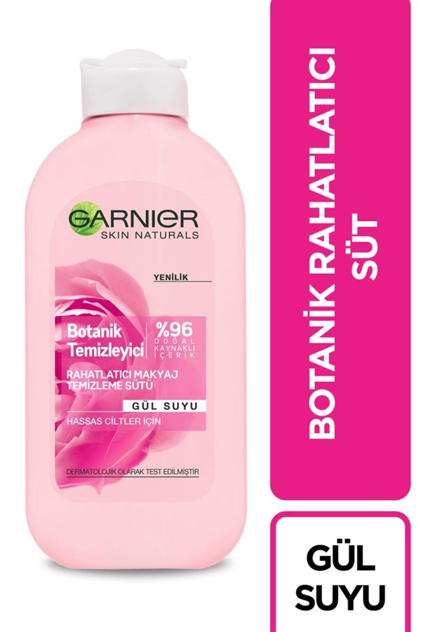 Garnier Rahatlatıcı Botanik Gül Makyaj Temizleme Sütü Hassas 200 Ml