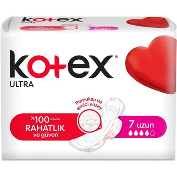 Kotex Ultra Hijyenik Ped Uzun (7 Adet)