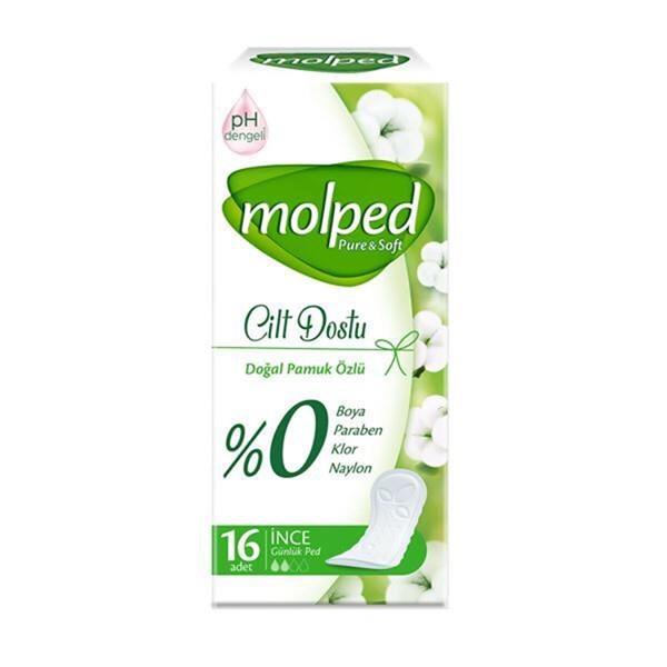Molped Pure Soft 16 Li İncelik Günlük Ped
