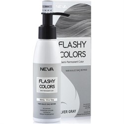 Neva Flashy Colors Yarı Kalıcı Saç Boyası Gümüş-Silver Gray