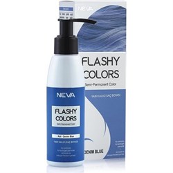 Neva Flashy Colors Yarı Kalıcı Saç Boyası Kot-Denım Blue