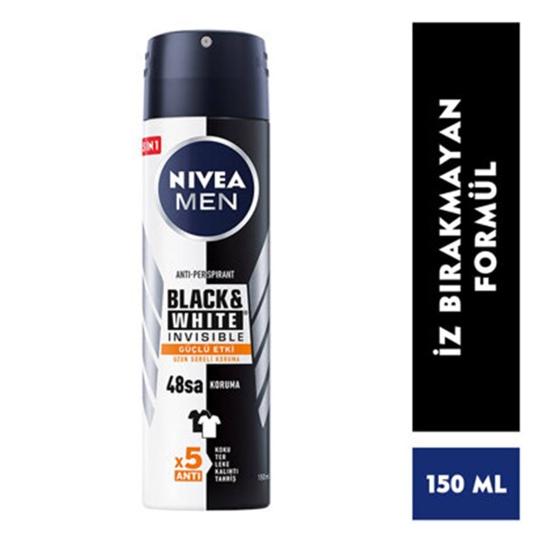 Nivea Men Black&White İnvesible Güçlü Etki Deodorant 150 Ml