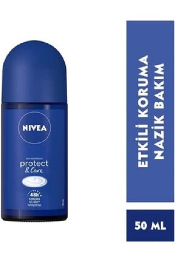 Nivea Protect & Care Roll-On Deodorant 50 Ml Kadın