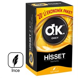 Okey Hisset Prezervatif 20'Li
