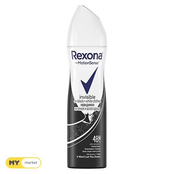 Rexona Deodorant 150 Ml Women Invısıble Black & White Clothes