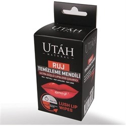Utah Ruj Temizleme Mendili Ultra Güçlü Lipgloss Çıkarıcı 10 Lu